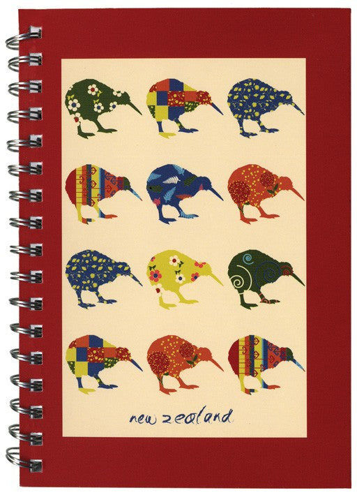 Notebook - Spiral Kiwi Applique