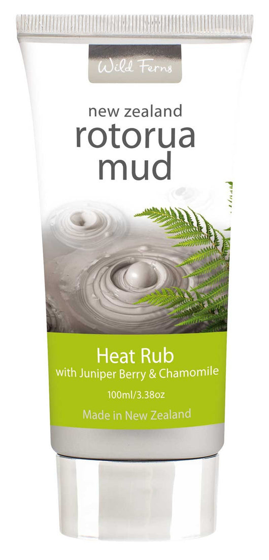 Heat Rub with Juniper Berry & Chamomile - Rotorua Mud