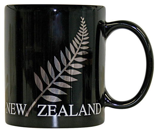 Mug NZ Fern Black
