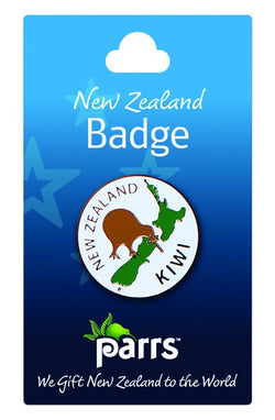 Badge Kiwi & Map