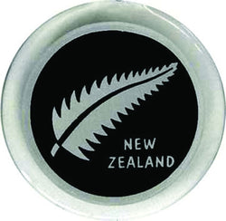 Magnet Silver Fern Round