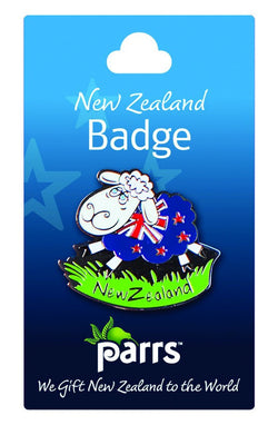 Badge Sheep NZ Flag