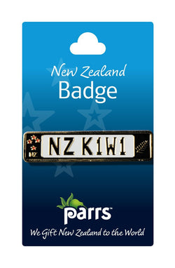 Badge NZ Kiwi Plate