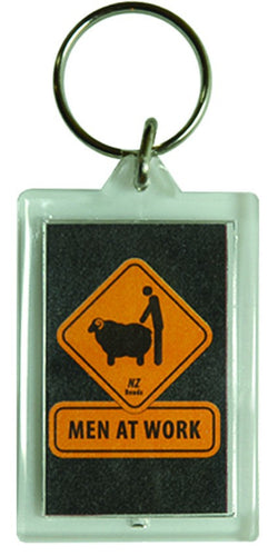Key Ring Acrylic Men at Work