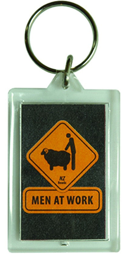 Key Ring Acrylic Men at Work