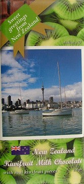 Kiwifruit Chocolate Auckland Postcard 