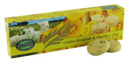 Golden Kiwifruit and Chocolate Chip Shortbread