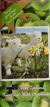 Kiwifruit Chocolate Spring Lamb Postcard 