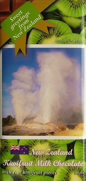 Kiwifruit Chocolate Geyser Postcard 