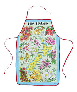 New Zealand Floral Apron