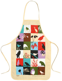 NZ Birds & Plants Apron