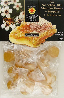 New Zealand Propolis Active 10+ Manuka Honey Drops with Echinacea
