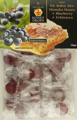 New Zealand Active 10+ Manuka Honey and Blueberry with Echinacea