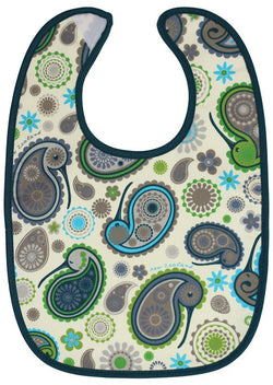 Paisley Kiwi Bib