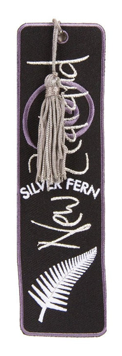 Bookmark Fabric Silver Fern