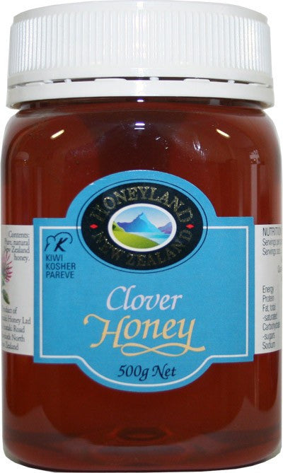 New Zealand Clover Honey -Honeyland - 500g