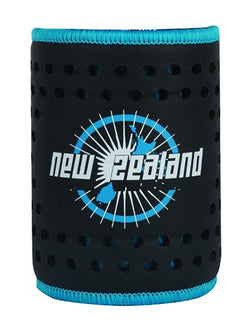Can Cooler Map of NZ Black/Blue