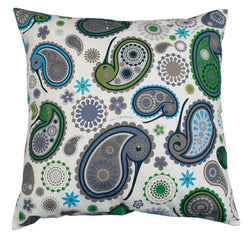 Cushion Cover - Paisley Kiwi - front