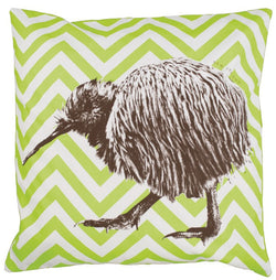 Cushion Cover - Chevron Kiwi - front