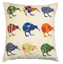 Cushion Cover - Kiwi Applique - front
