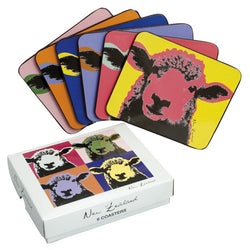 Coasters Pop Art Sheep  