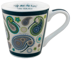 Espresso Cup Paisley Kiwi