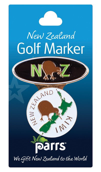 Golf Marker Kiwi Map