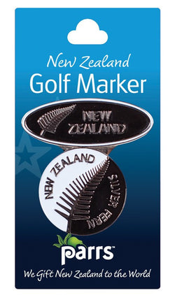 Golf Marker Silver Fern