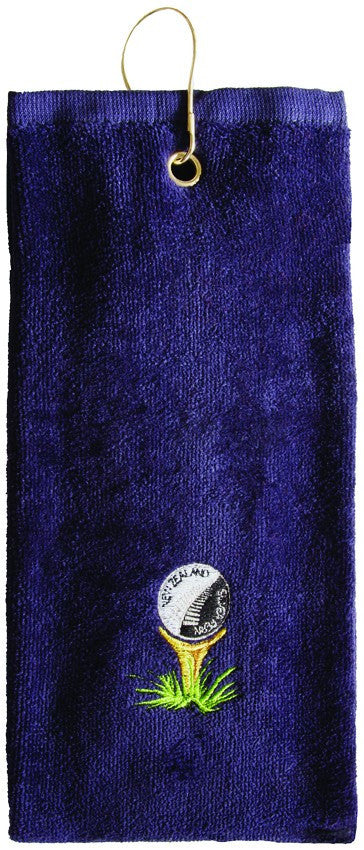 Golf Towel Ball Fern Navy