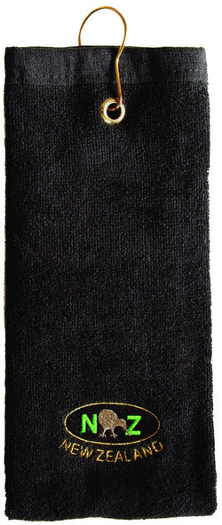 Golf Towel NZ Black