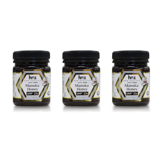 Honey New Zealand - Manuka Honey Creamed UMF23+ 250g - 3PK
