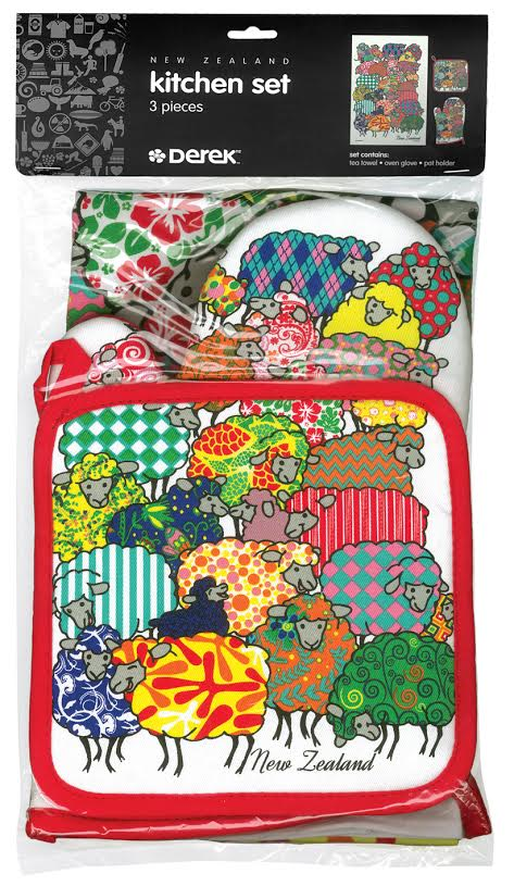 Kitchen Set Psychedelic Sheep 3 Pack