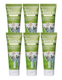 Koha Lanolin Hand Body Lotion 100ml -6pk