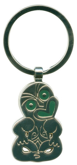 Key Ring Nickel Tiki