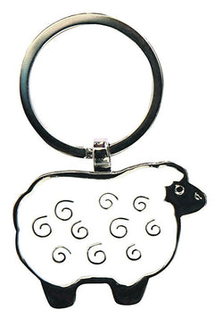 Key Ring Nickel Sheep 