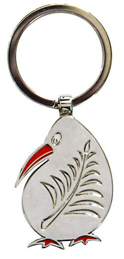 Key Ring Nickel Kiwi Fern