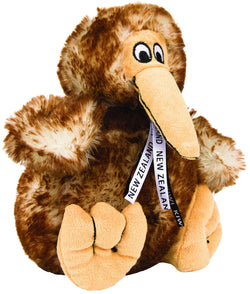 Fluffy Kiwi Soft Toy With Ribbon ( Medium )