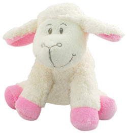 Contrast Sitting Sheep Soft Toy - Pink