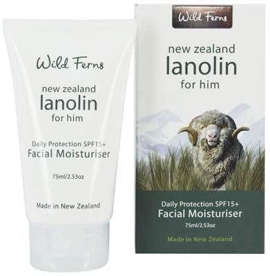 Lanolin for Him Daily Protection Facial Moisturiser with SPF15+