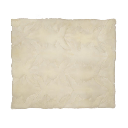 Alpaca Autumn Suri 1.8 x 2.1 Pure White