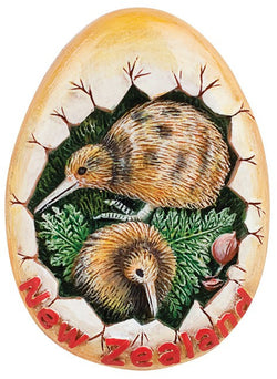 Magnet Polyresin Kiwis In Egg