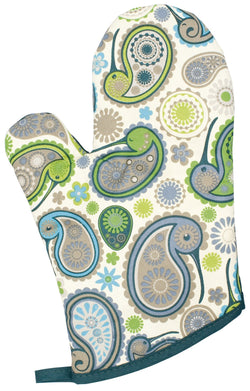 Paisley Kiwi Oven Glove