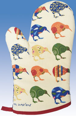 Kiwi Applique Oven Glove