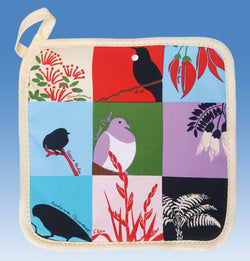 NZ Birds & Plants Pot Holder
