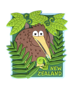 Magnet PVC Kiwi Ferns