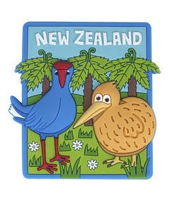 Magnet PVC Kiwi Pukeko
