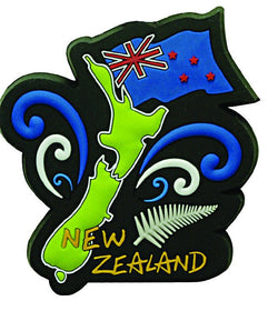 Magnet PVC Map & Flag