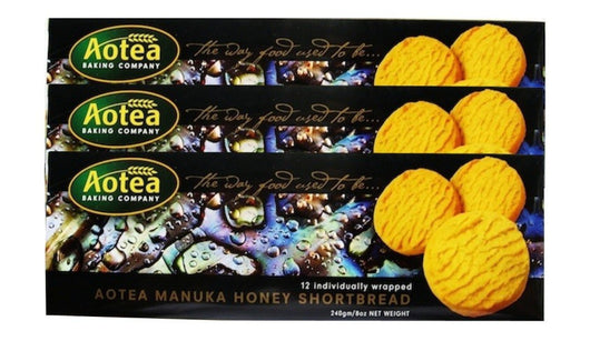 Aotea Baking Company - Shortbread Pure Manuka Honey 3 Pack