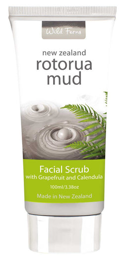 Facial Scrub - Rotorua Mud with Grapefruit and Calendula 100ml