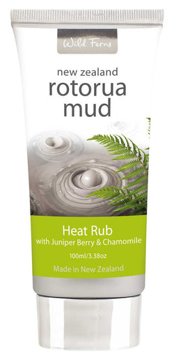 Heat Rub with Juniper Berry & Chamomile - Rotorua Mud